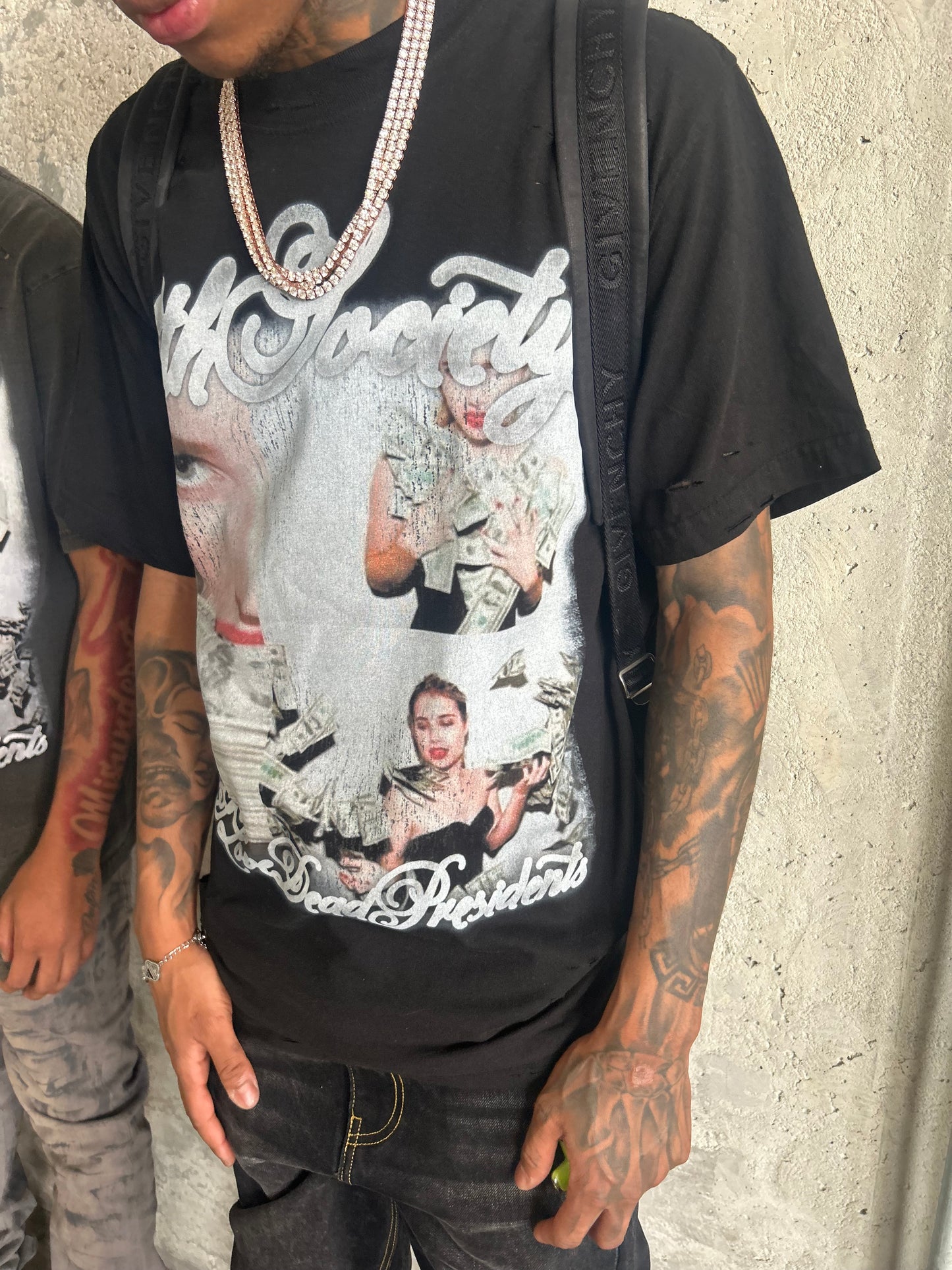 Black “I Love Dead Presidents” Tee