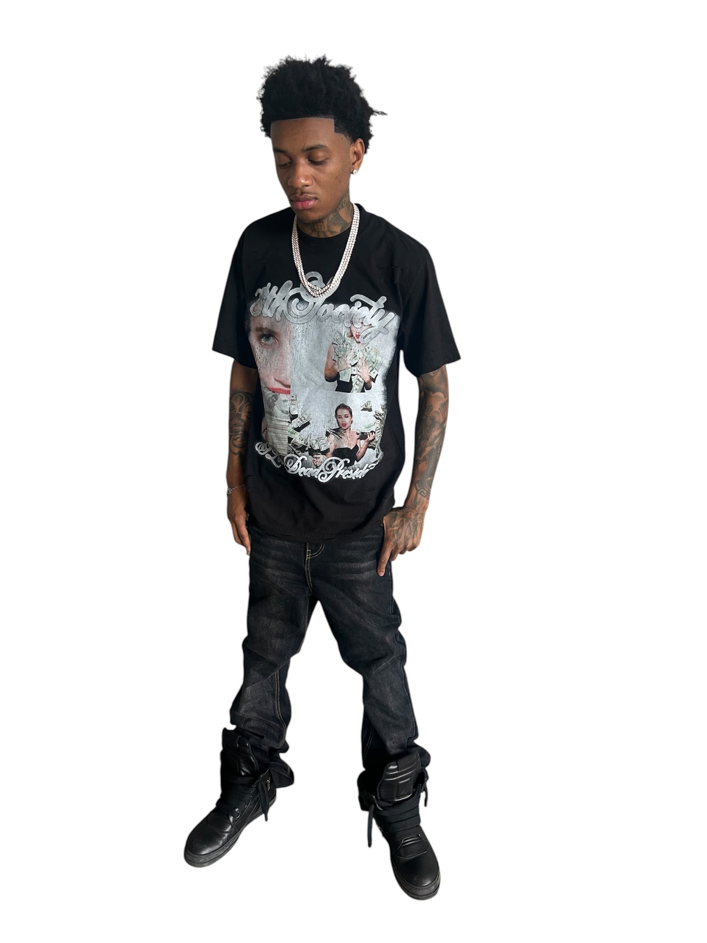 Black “I Love Dead Presidents” Tee